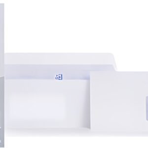 Oxford Enveloppes, DL, 110 x 220 mm, 80 g, auto-adhésives