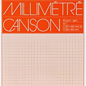 CANSON Papier millimétré, 650 x 500 mm, 90 g/m2