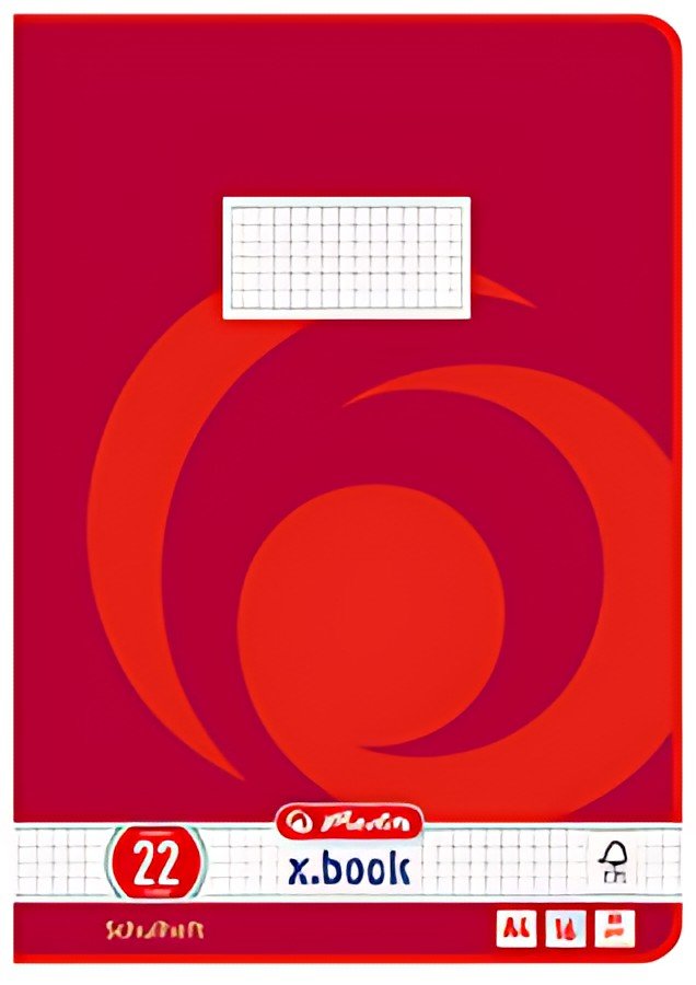 herlitz Cahier x.book, A4, réglure 22 / quadrillé