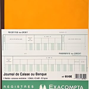 EXACOMPTA Piqûre "Journal de caisse ou banque", 320 x 250 mm
