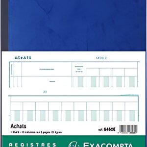 EXACOMPTA Piqûre comptable "Achats", 320 x 250 mm, 80 pages
