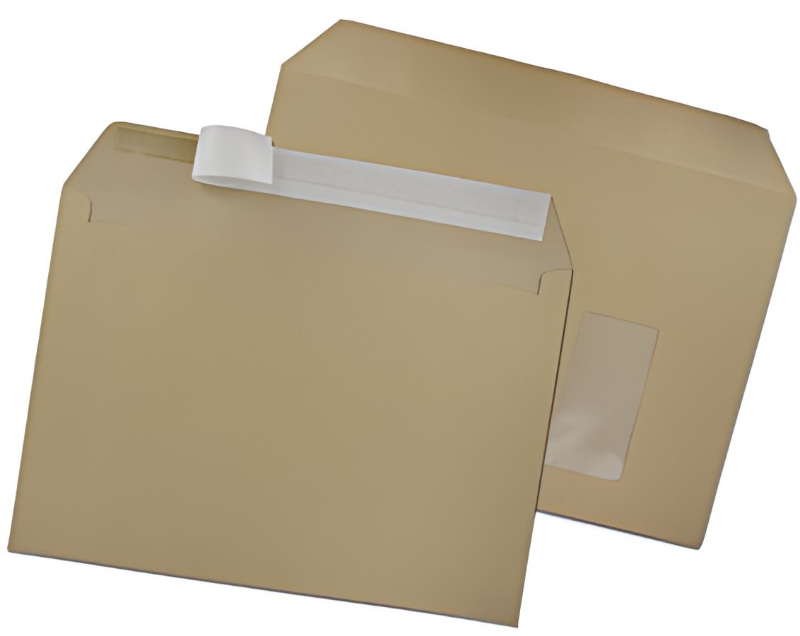 GPV Pochettes d'expédition, C4, 229 x 324 mm, kraft marron