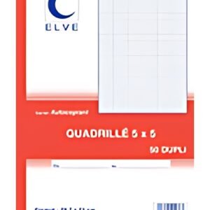 ELVE Manifold quadrillé (5/5), 140 x 210 mm, dupli