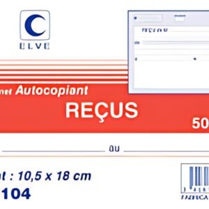 ELVE Manifold "Reçus avec TVA", 105 x 180 mm, dupli