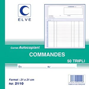 ELVE Manifold "Commandes", 210 x 210 mm, tripli