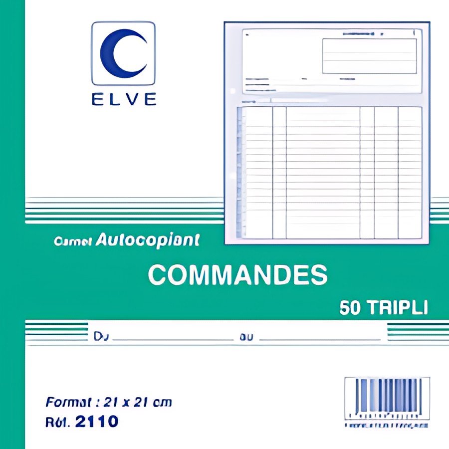 ELVE Manifold "Commandes", 210 x 210 mm, tripli