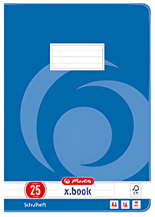 herlitz Cahier x.book, A4, réglure 25 / ligné