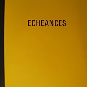 ELVE Piqûre "Echéancier", 96 pages, 297 x 210 mm