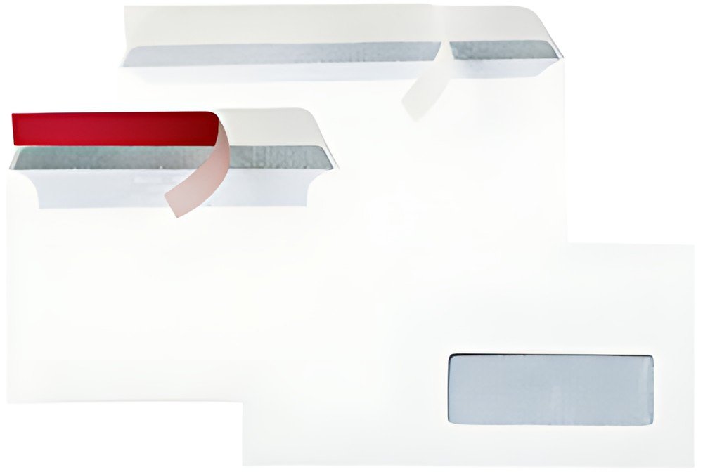 GPV Enveloppes, DL, 110 x 220 mm, avec fenêtre à droite