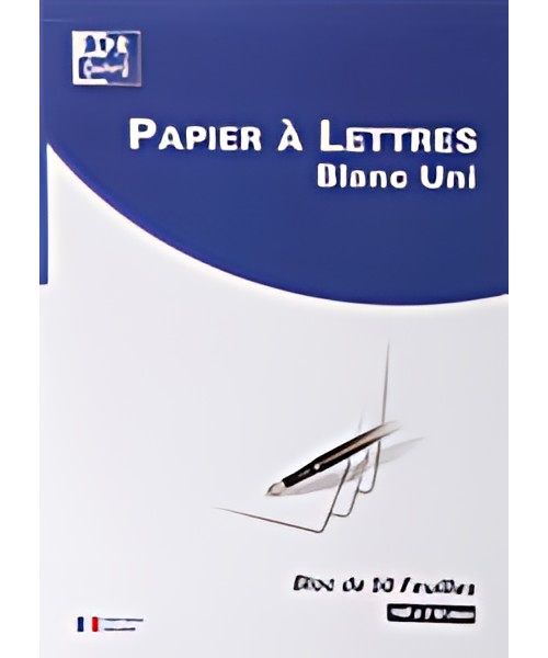 Oxford Bloc de correspondance, A4, blanc, ligné