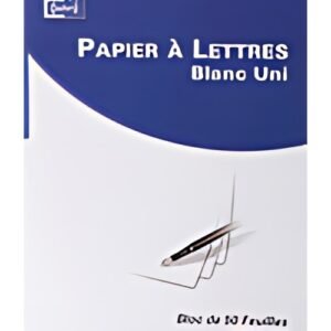 Oxford Bloc de correspondance, A5, blanc, uni