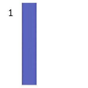 ELVE Bloc vendeur, dimensions: (L)135 x (H)60 mm, bleu