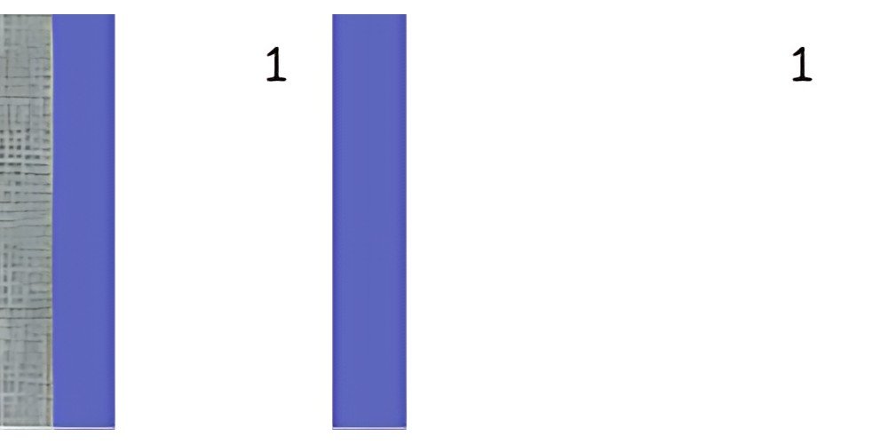 ELVE Bloc vendeur, dimensions: (L)135 x (H)60 mm, bleu