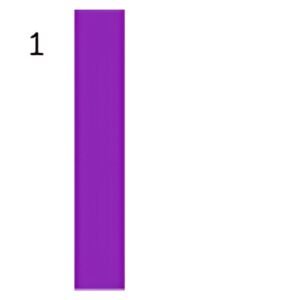 ELVE Bloc vendeur, dimensions: (L)135 x (H)60 mm, violet