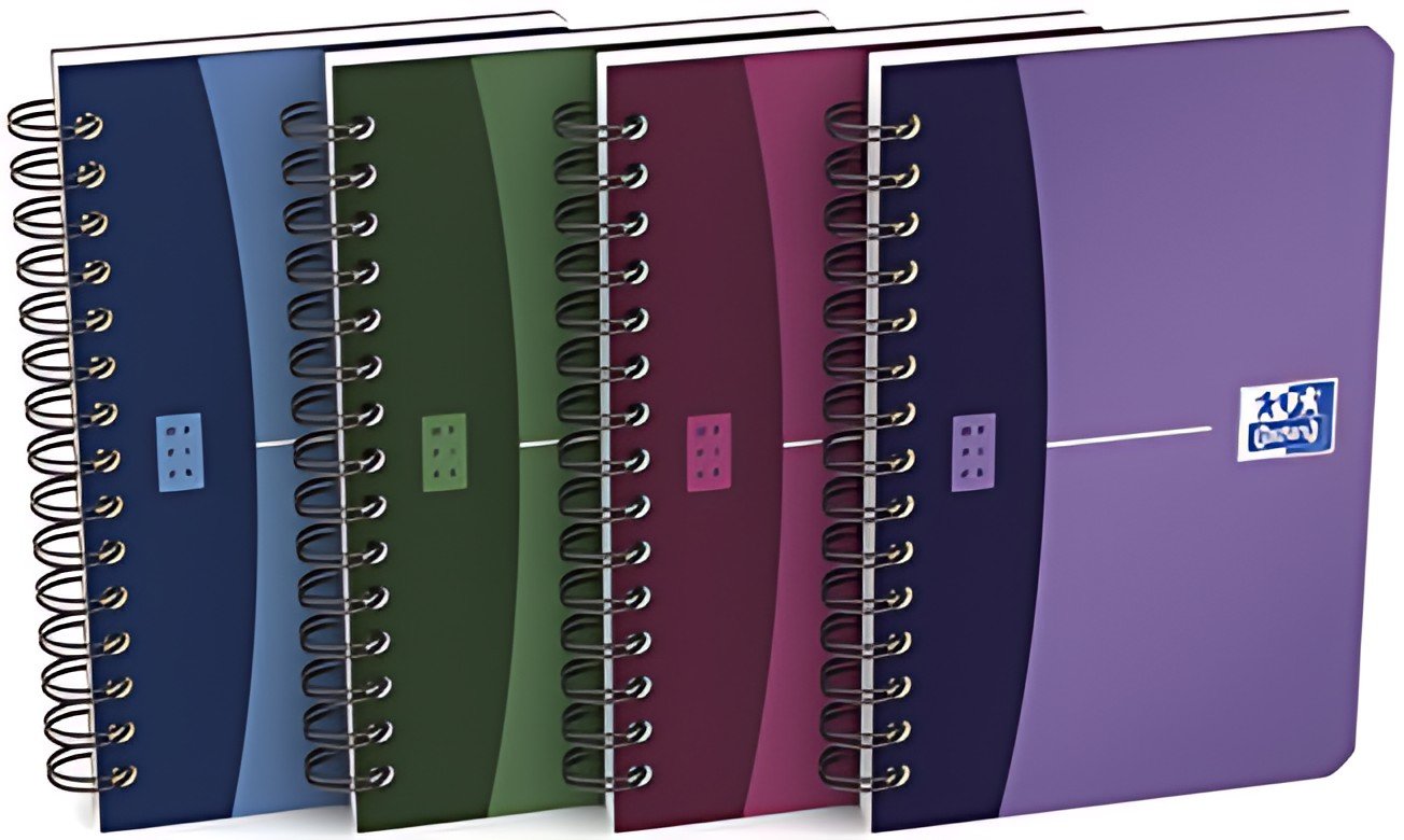 Oxford Office Carnet reliure spirale, 90 x 140 mm, quadrillé
