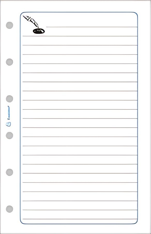 EXACOMPTA Recharge Notes pour Exatime 21, 32 feuillets