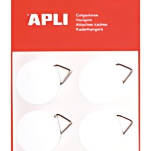 APLI Attache cadre, papier autocollant, blanc
