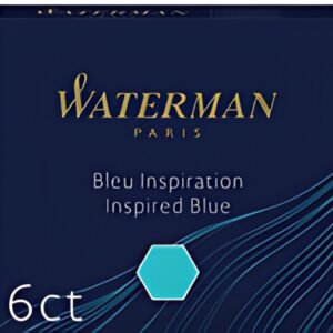 WATERMAN Cartouches d'encre standard mini, bleu sérénité