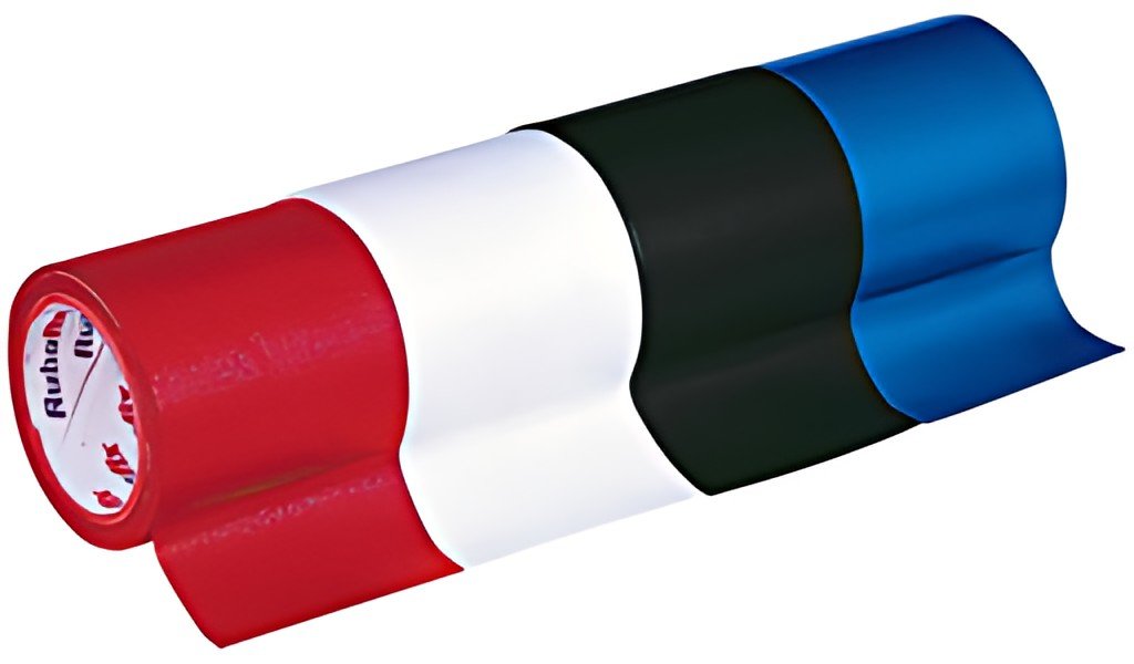 Rubafix Ruban toile, se découpe à la main, plastifié, blanc