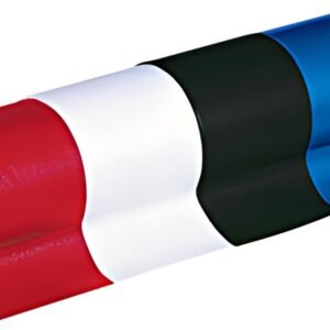 Rubafix Ruban toile, se découpe à la main, plastifié, rouge
