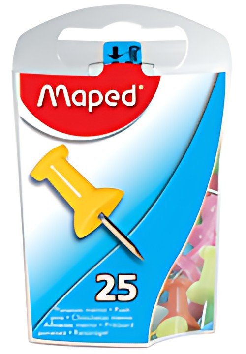 Maped Punaises, assorti, boîte distributrice