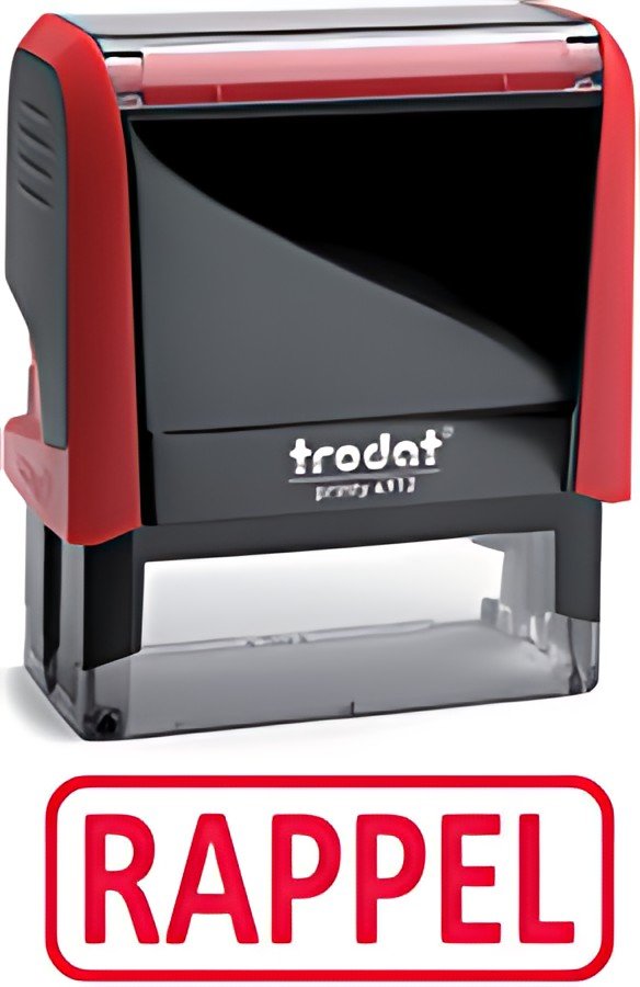 trodat Tampon marqueur de texte XPrint 4912 "RAPPEL"