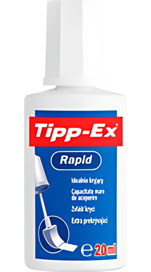 Tipp-Ex Flacon correcteur Rapid, blanc, contenu: 20 ml