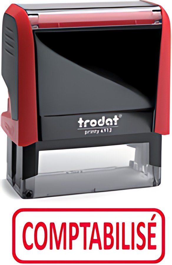 trodat Tampon marqueur de texte XPrint 4912 "COMPTABILISÉ"