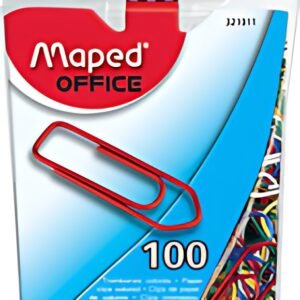 Maped Attache-lettres, acier laqué en couleur, 25 mm