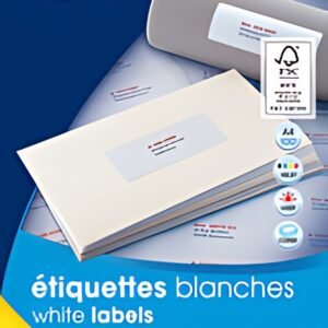 agipa Etiquette universelle, 105 x 70 mm, coins droits