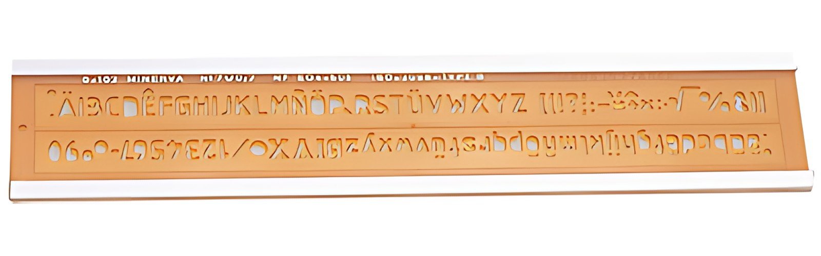 MINERVA Trace lettres No 7, hauteur de l'écriture: 7 mm