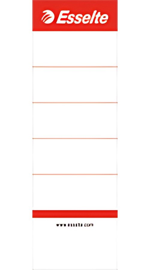Esselte Etiquette pour dos de classeur Standard, 50 x 158 mm