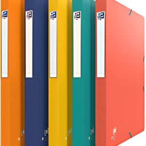 Oxford Boîte de classement Bicolor Recyc+, A4, assorti