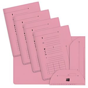 Oxford Chemise sous-dossier PASTEL, 2 rabats, A4, rose
