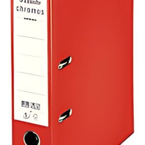 Esselte Classeur à levier Chromos, A4, 80 mm, rouge