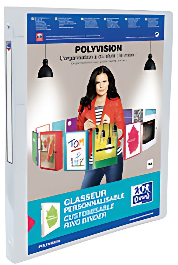 Oxford Classeur personnalisable POLYVISION, 20 mm, incolore