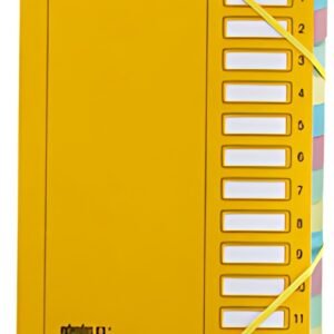 extendos Trieur à élastique série 237,12 compartiments,jaune
