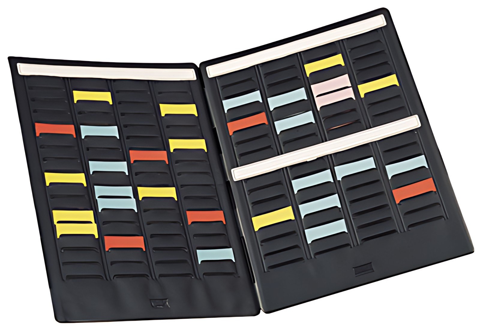 nobo Mini-Planning portable à fiches T, pour fiches en T
