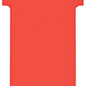 nobo Fiche T, indice 2 / 60 mm, 170 g/m2, rouge