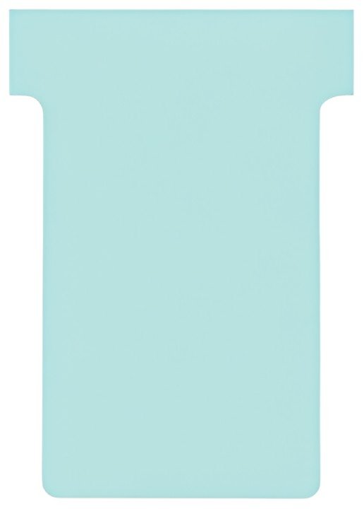 nobo Fiche T, indice 2 / 60 mm, 170 g/m2, bleu