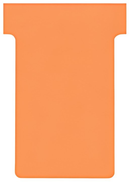 nobo Fiche T, indice 2 / 60 mm, 170 g/m2, orange