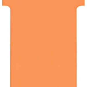 nobo Fiche T, indice 3 / 92 mm, 170 g/m2, orange