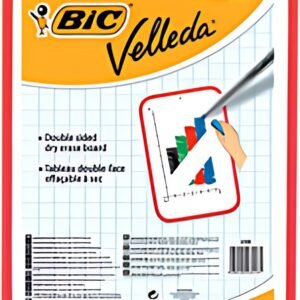 BIC Tableau blanc Velleda, 2 faces, dimensions: 300 x 440 mm