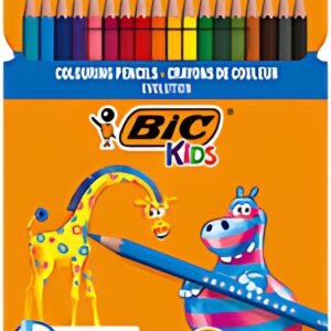 BIC KIDS Crayon de couleur Evolution ecolutions, étui en