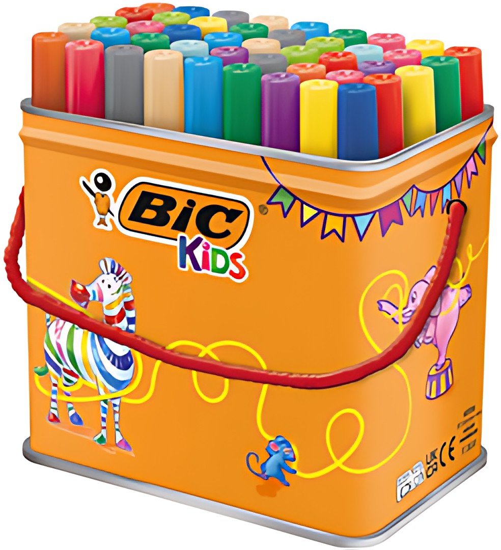 BIC KIDS Feutre Visacolor XL ecolutions, boîte de 48