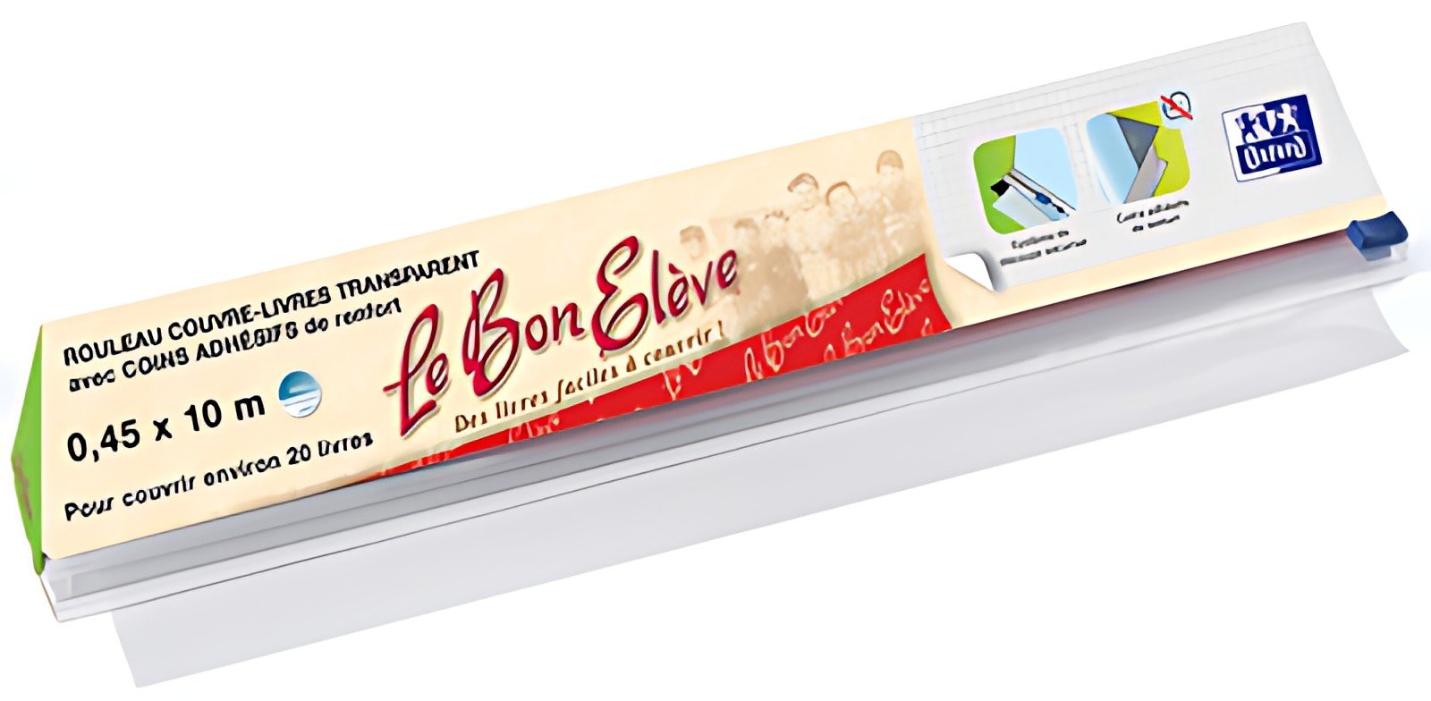 Oxford Film couvre-livres "le bon élève", PVC, 450 mm x 10 m