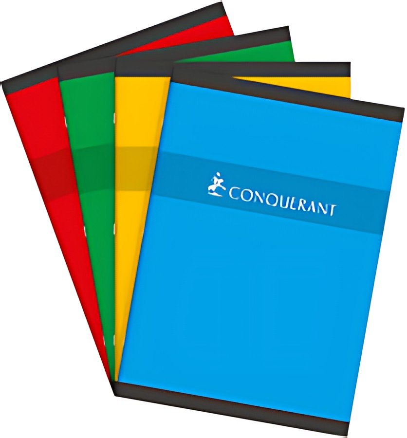 CONQUERANT SEPT Cahier, A4, Seyès, 192 pages