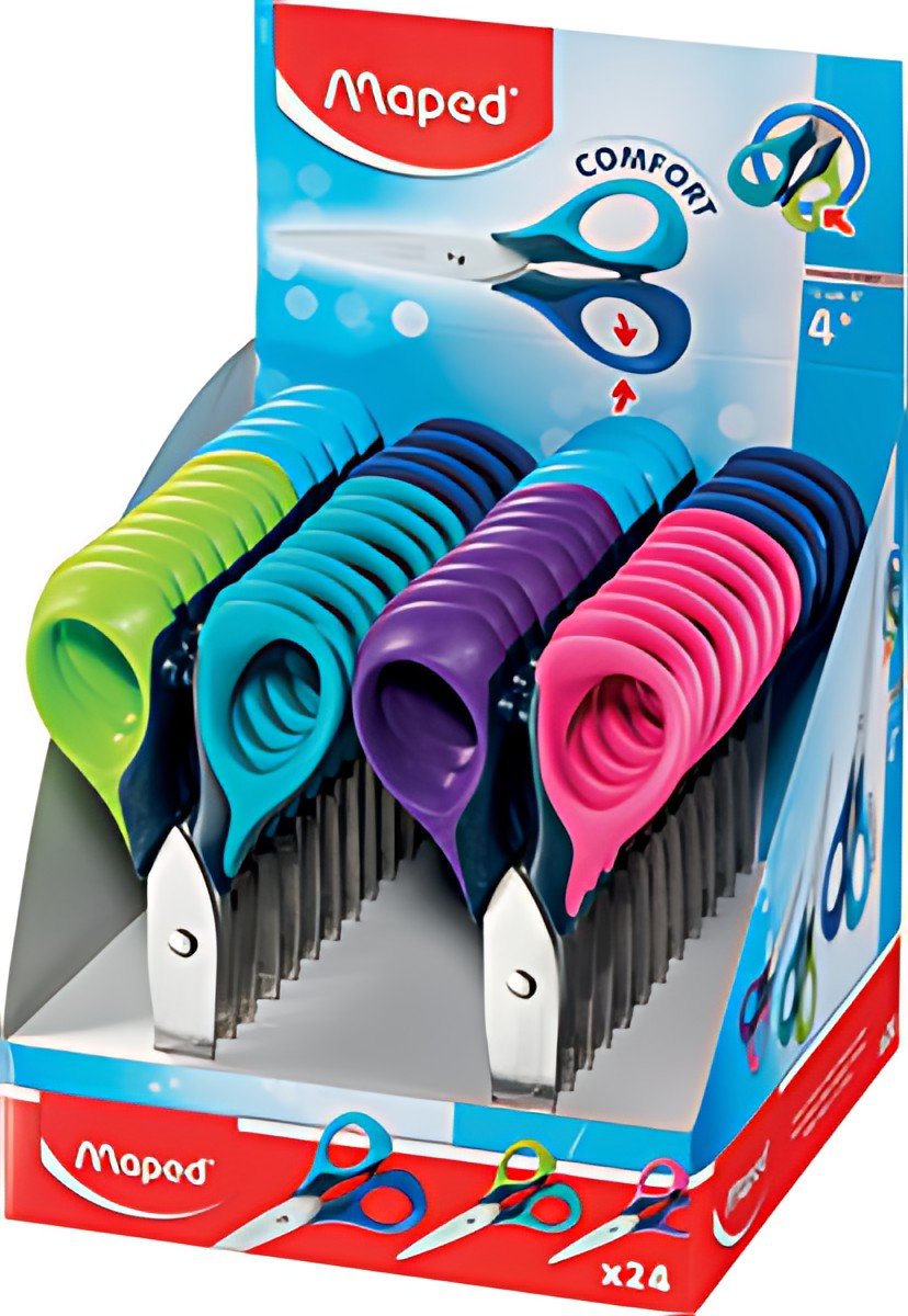 Maped Ciseaux Sensoft, longueur: 130 mm, présentoir de 24