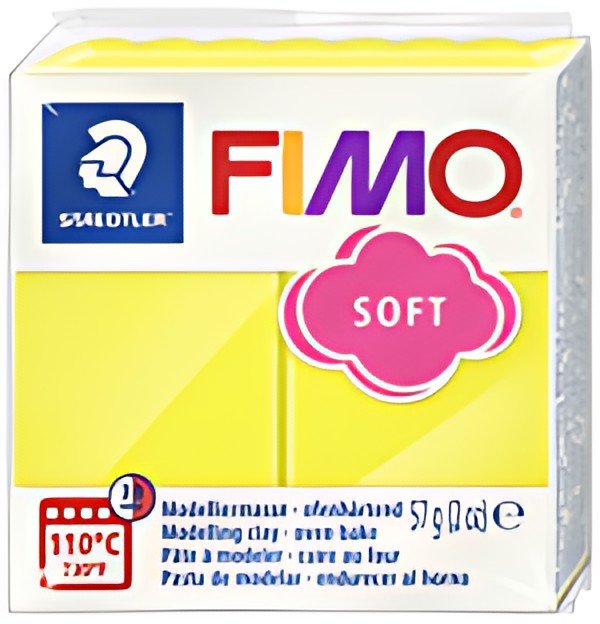 FIMO Pâte à modeler SOFT, à cuire, 57 g, limon