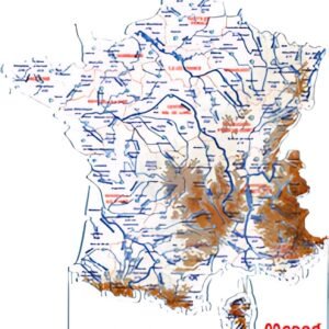 Maped Gabarit carte de France, contenu: 2 pièces